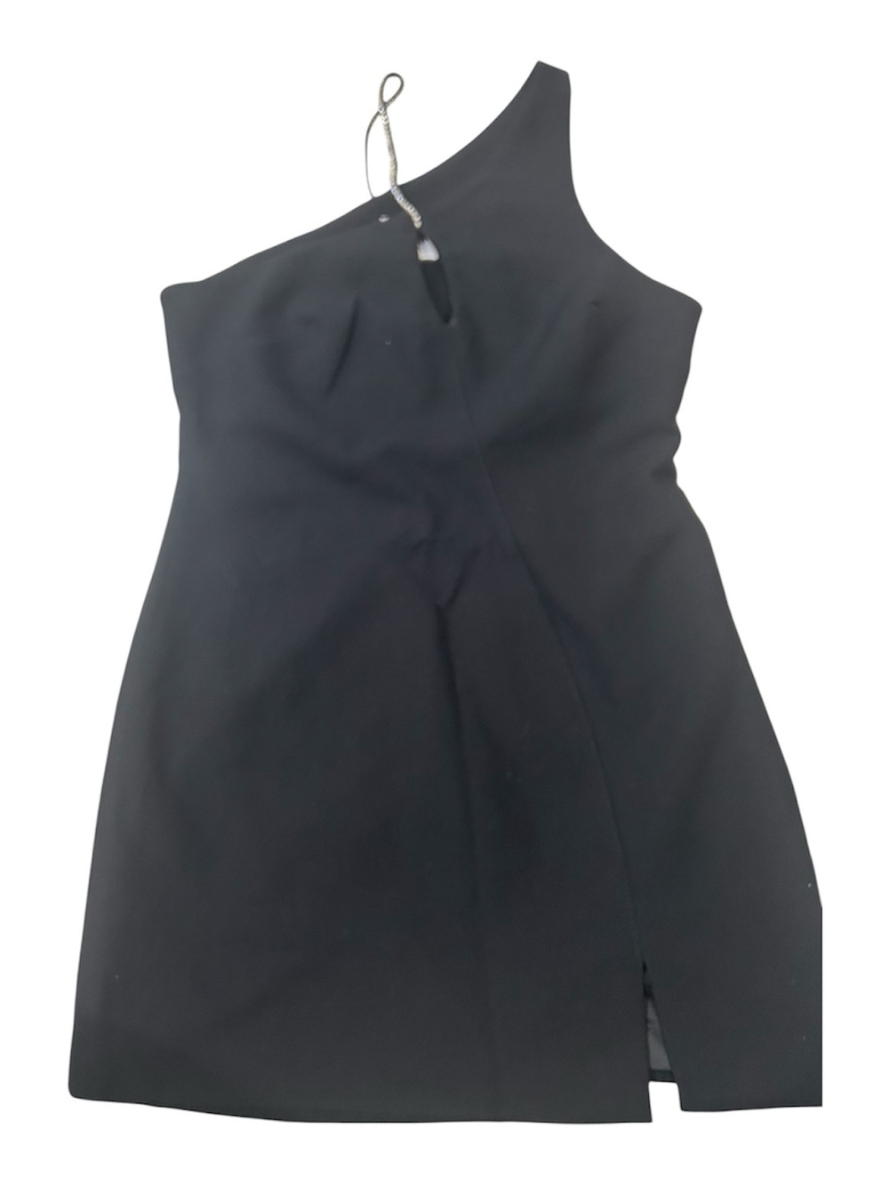 cinq a sept Black One-Shoulder Evening Dress